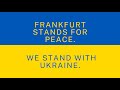 Pro Ukrainian Demonstration in Frankfurt, Germany. 08.05.2022