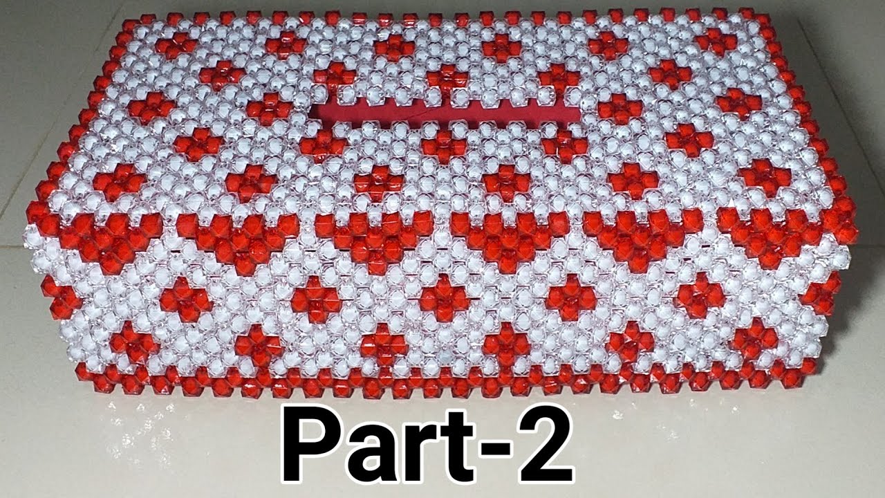 পুতির টিস্যু বক্স টিউটোরিয়াল/Tutorial/পুতি(Part-2)How to make beaded tissue box/handicrafts/crafts