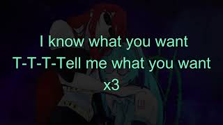 asteria   WHAT YOU WANT! ft Hatsune Miku (CLEAN + LYRICS)