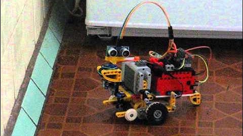 Lego Arduino Robot - Ultrasonic sensor