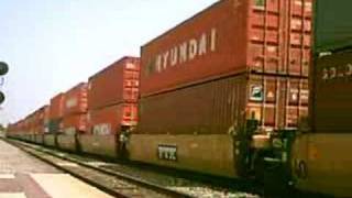 BNSF in fullerton With friendly crew