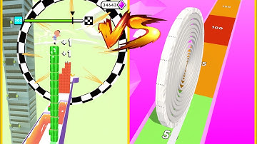 Cube Surfer Vs Brick Builder : Gameplay Walkthrough - Level 1-9999 Unlock All Level (iOS, Android)