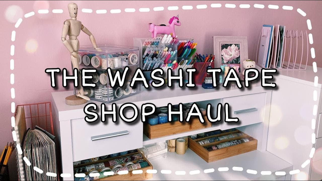 Washi Tape Haul // The Washi Tape Shop Unboxing // ASMR 🎵