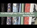 Declutter and clean out my closet with me