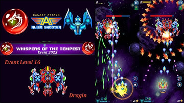 Galaxy Attack: Alien Shooting | New Whispers Of The Tempest Event 2023 | Level 16 Review | By Apache