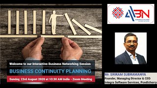 009 - Business Continuity Planning - Sriram Subramanya