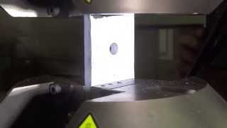 Open Hole Compression Test on a 8mm thick fiberglass composite