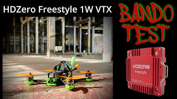 HDZero 1W Freestyle VTX - FPV DRONE UK BANDO PENETRATION TEST! Plus bonus footage of analog and DJI