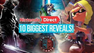 AMAZING Nintendo Switch Announcements - Nintendo Direct Reaction! Skyward Sword, Splatoon 3 \& More!