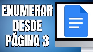 Cómo Enumerar Páginas en Documentos de Google Desde La Pagina 3 (Fácil Y Rápido)