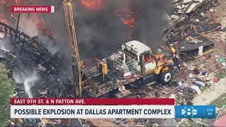 Gas at center of investigation into Dallas apartment complex explosion | UPDATE