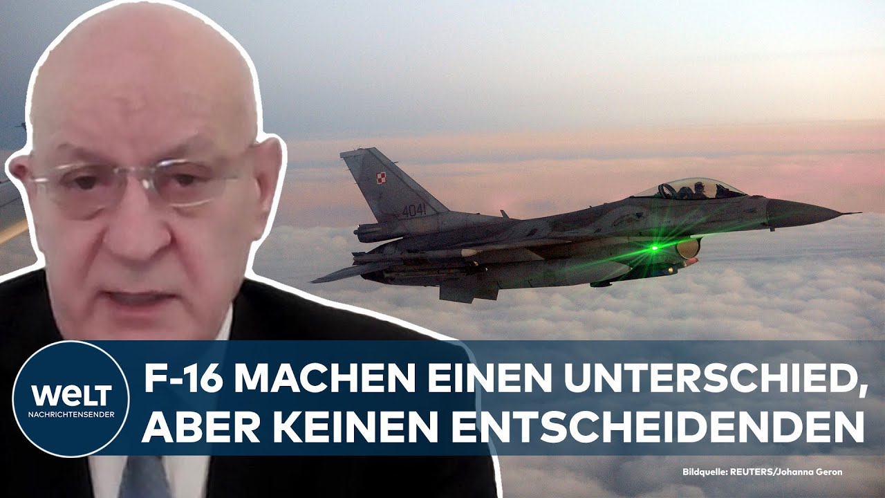 US-Kampfjet stürzt ab: F-16 geht in riesigem Feuerball auf