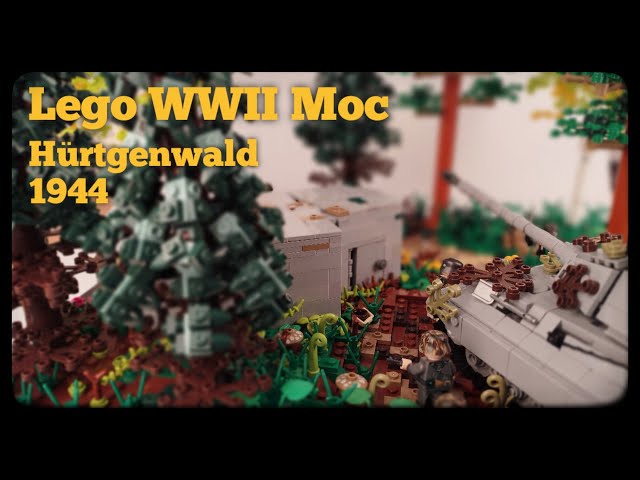 Lego WW2 Moc - Schlacht im Hürtgenwald 1944 [German]