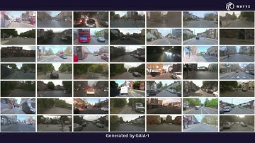 Wayve GAIA-1 Diverse array of scenes generated