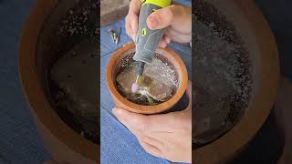 Wooden Catchall Dish with Floral Preservation Resin | DIY Bridal Keepsake