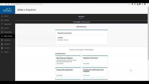 WWU, How to pay with an eCheck (2021)