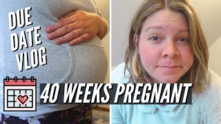 MY DUE DATE WAS YESTERDAY | 40 Weeks Pregnant Update | Third Baby | Pregnancy Due Date Vlog 2021