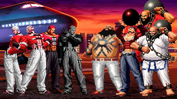 [KOF Mugen] Yashiro Nanakase Team vs Chang Koehan Team