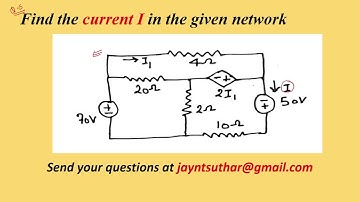 Find the current flowing in the circuit | Electrical Engineering | Notes4EE