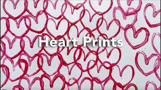 POMELO DIY  HEART PRINTS