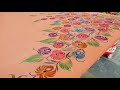 Free Stroke Flowers  |  Fabric Painting Flowers Design For Smooth Cotton...