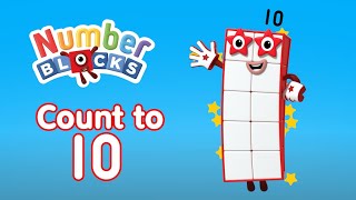 Counting With The Numberblocks  Count 1 to 10 | 1 Hour Compilation | 123  Numbers Cartoon For Kids