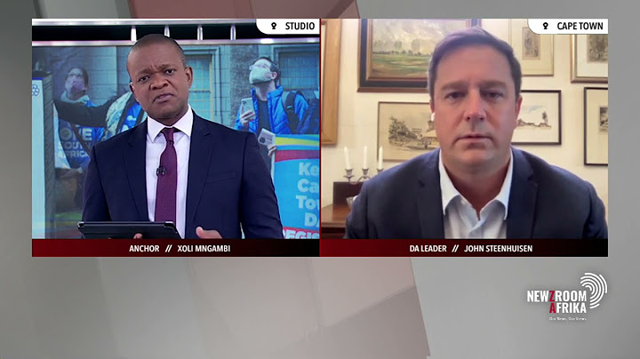 Watch as DA Leader, John Steenhusien explains the DA's position on coalitions in Joburg and Tshwane.