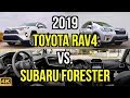 FAMILY FACEOFF -- 2019 Toyota RAV4 Limited vs. 2019 Subaru Forester Touring: Comparison