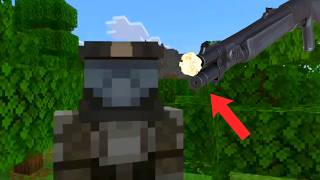 Minecraft but if I take damage, I get shot with a 12 Guage