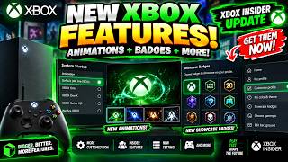 Get NEW Xbox Update Adds Animation & Showcase Badges! (Insider Update)