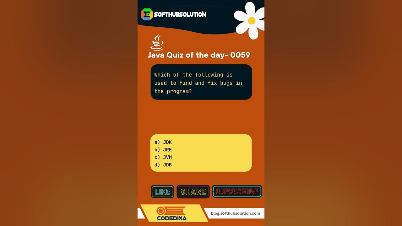 Java Quiz of the day - 0059 🔥#learnjava #pythonquiz #codedixa # ...