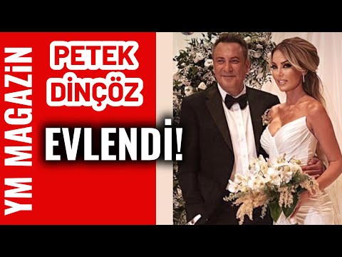 Petek Dinçöz Evlendi! İşte Düğünden İlk Görüntüler!