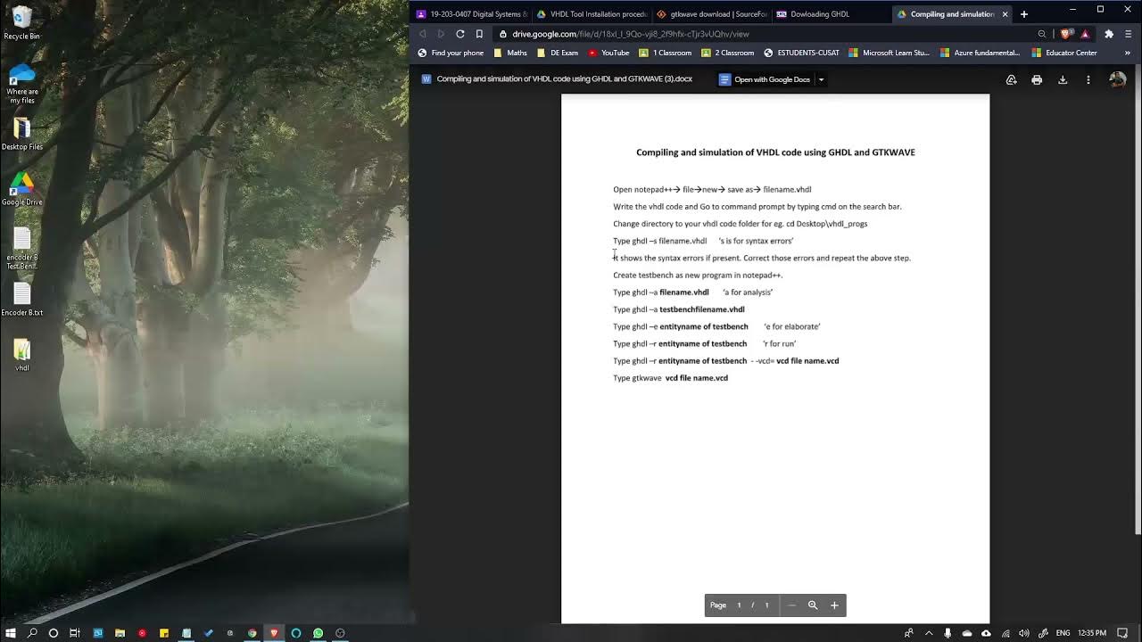 How to run VHDL program on Window | Part 2 | Executing - YouTube