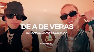 Natanael Cano, Codiciado - De A De Veras (Lyric Video) | CantoYo