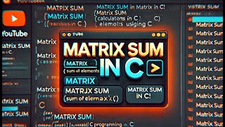 Matrix Sum in C – Easy & Fast Calculation! (Exercise 9)