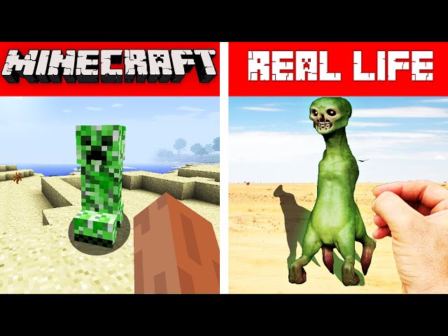 What if Creeper from Minecraft exists in real life? - Yonathan and