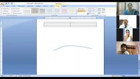 Ch-4 Working with tables in Word || Computer | Class-5