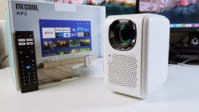 Emotn N1 Mini Projecteur Domestique sous Licence Officielle Netflix,  Vidéoprojecteur de Cinéma Maison avec 500 Lumens ANSI 1080P, WiFi 5G et  Bluetooth 5.0, usb, Blanc argenté : : High-Tech