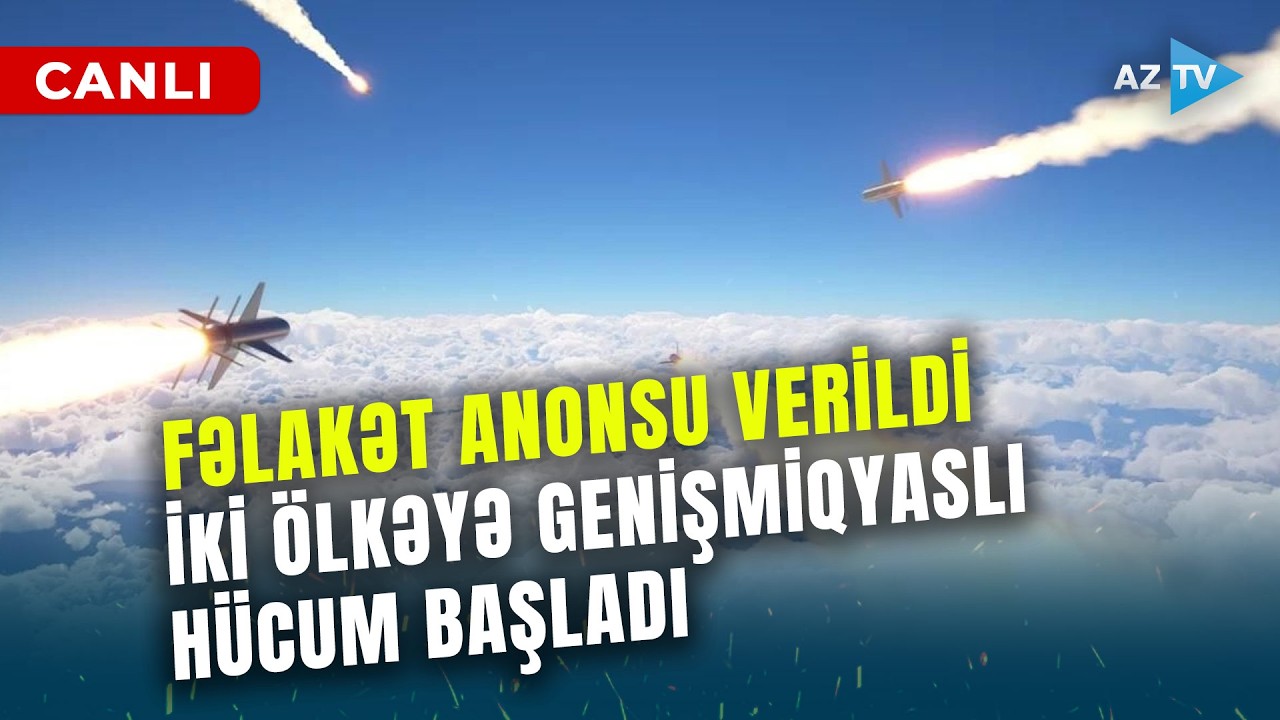 SON DƏQİQƏ! İranla yanaşı bu ölkəyə də GENİŞMİQYASLI HÜCUM BAŞLADI - GƏRGİNLİK MAKSİMAL HƏDDƏ