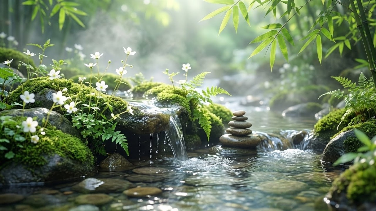 Natural Water Calm | Soft Piano for Relaxation & Focus (3 Hours)