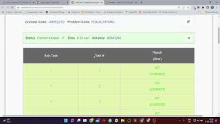 June Long One 2022 Division 4 (Rated) Solutions