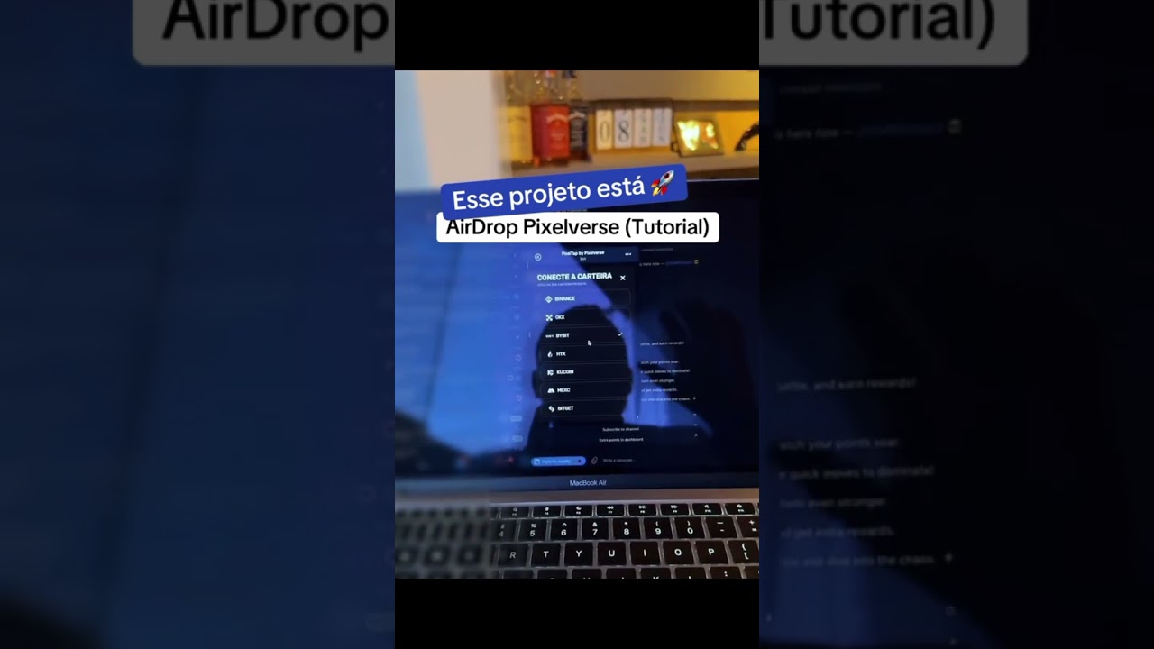 Airdrop da criptomoeda Pixelverse! 