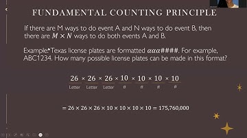 Fundamental Counting Principle - License Plates with and without Repetition