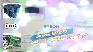 INFOCUS PROYEKTOR EPSON EB-S100 TIDAK BISA NYALA MATI TOTAL | INFOCUS EPSON EB-S100 CAN'T TURN ON | screenshot 4