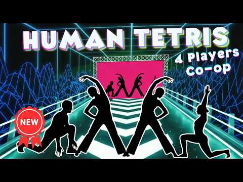 HUMAN TETRIS | Immersive Interactive Warm Up | THE NEXT PART | CO-OP 4 Players | FULL #3