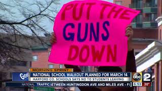 Harford County students told they can't leave school on day of national walkout