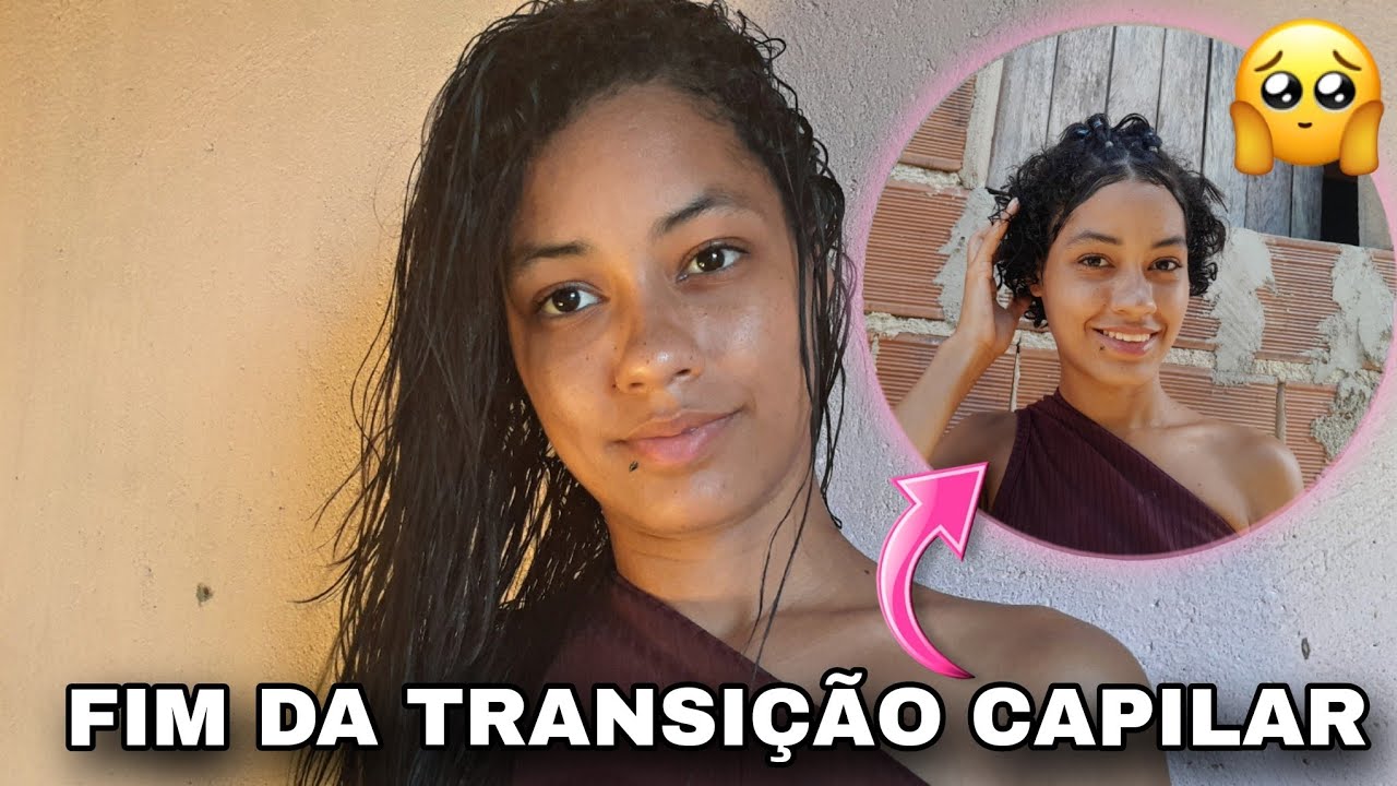 CORTEI MEU CABELO CURTO😱BIG CHOP COM 9 MESES DE TRANSIÇÃO CAPILAR OLHA O RESULTADO👩‍🦱