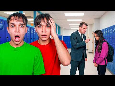 OUR LITTLE SISTER GOT IN TROUBLE AT SCHOOL | Lucas and Marcus
