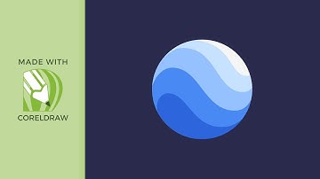 Belajar CorelDRAW - Icon Google Earth