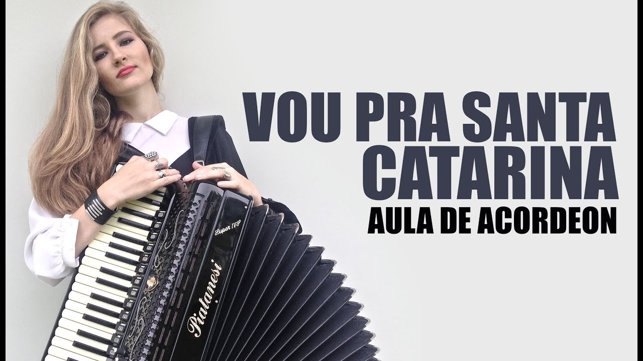 A melhor video aula de sanfona - Vou pra Santa Catarina / Terceira Dimensão - (Aula de Acordeon)